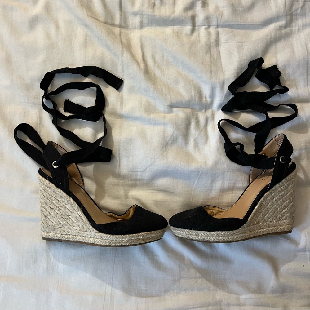 Express lace up espadrilles